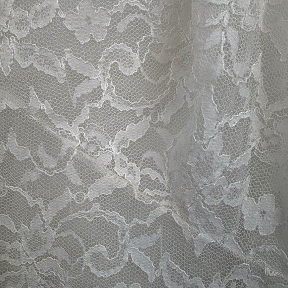 American Vintage Made in Hollywood CA 100% Nylon Lace Slip‎ Dress Size Small - Picture 7 of 9